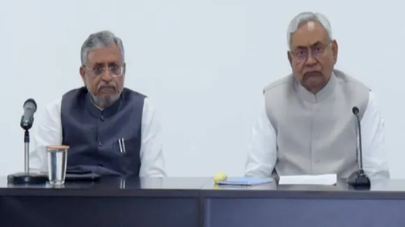 Nitish Kumar and Sushil Modi
