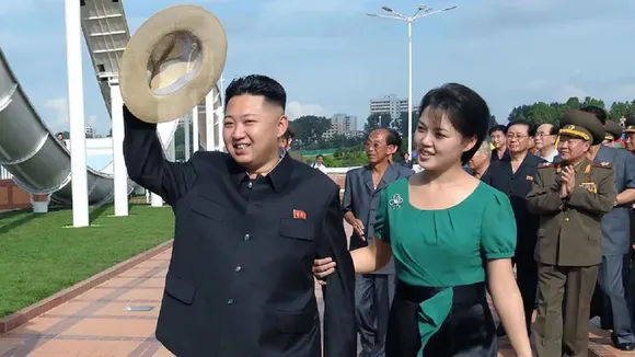 kim jong un with girl friend