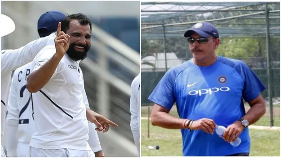 mohammad shami coach ravi shastri