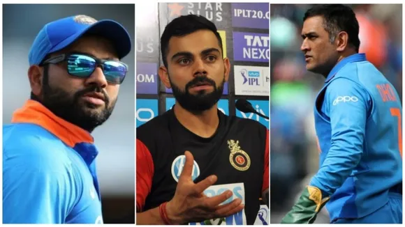 dhoni virat rohit