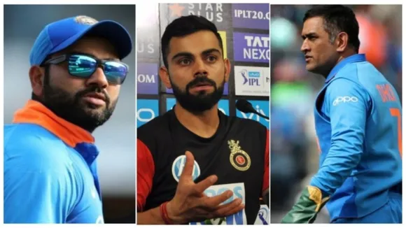 dhoni virat rohit