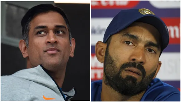 MS Dhoni and Dinesh Karthik