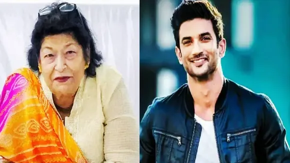 Saroj Khan and sushant singh rajput