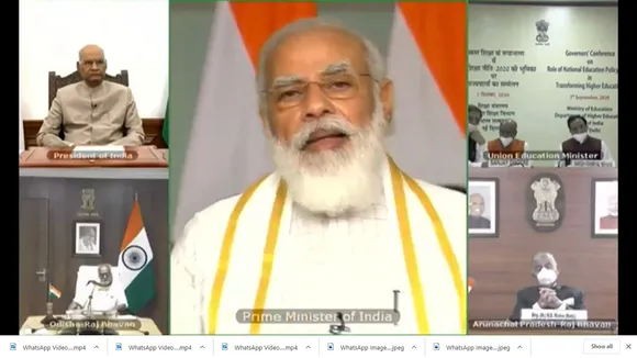 pm modi virtual meeting