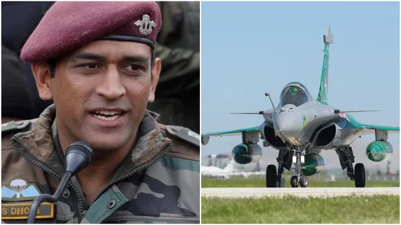 dhoni rafale