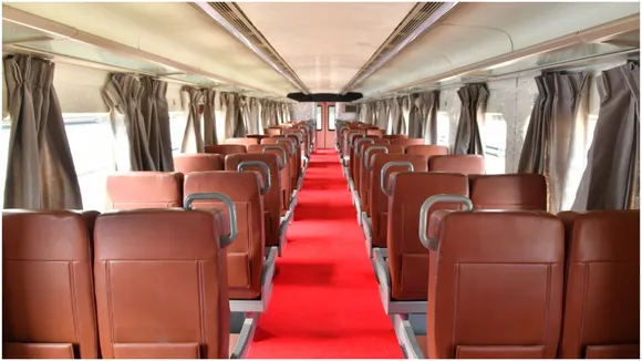 Konkan Railways delivers 2 DEMU train sets to Nepal Railways