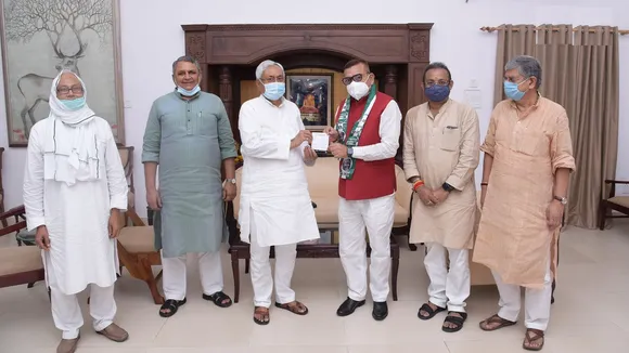 gupteshwar pandey joins jdu