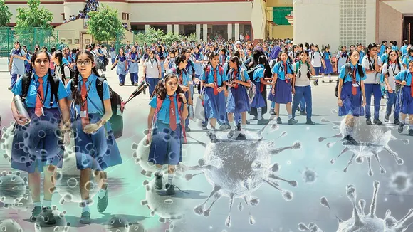 school corona