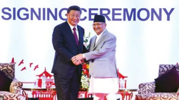 KP Sharma Oli Xi Jinping