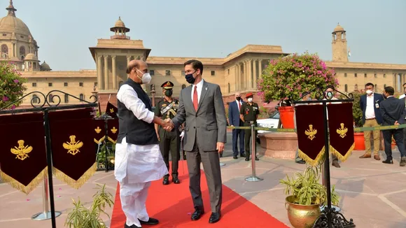 rajnath singh Mark Esper