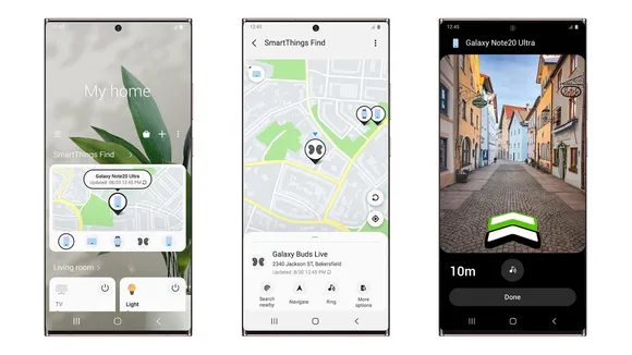 smartThing Find app