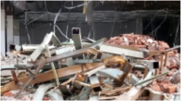 House collapses in Morena