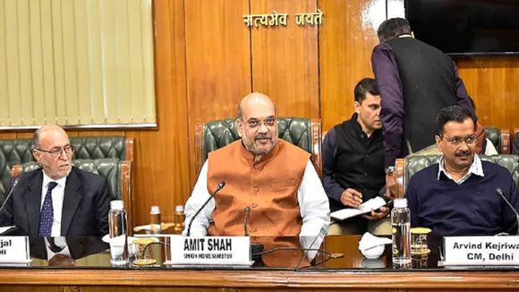 Amit shah Arvind Kejriwal Baijal