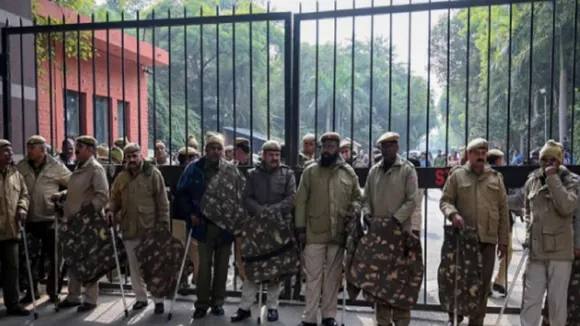 JNU Police Students Violence
