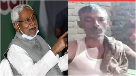 Nitish kumar fan cut his finger
