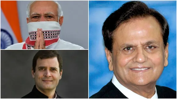 Ahmed Patel death PM Modi Rahul Gandhi Tweet