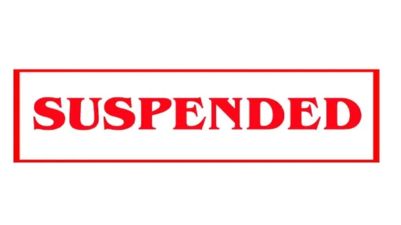 suspended