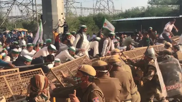 farmers protest