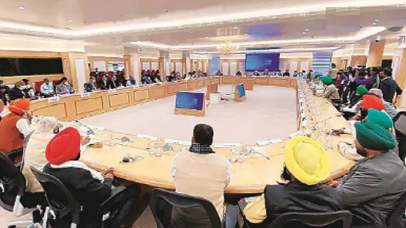 meeting with farmers