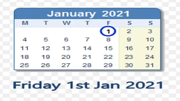 January 2021