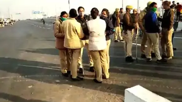 एनएच पर लगा लंबा जाम