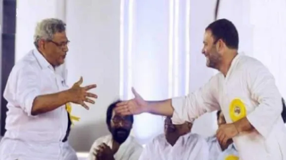 Rahul Gandhi Sitaram Yechuri