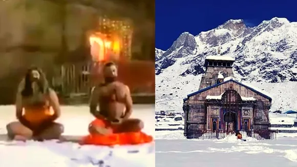 Snowfall in Kedarnath