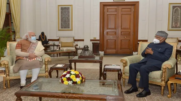 President Ramnath Kovind - Prime Minister Narendra Modi