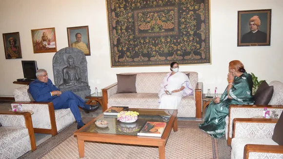 mamta meets governor