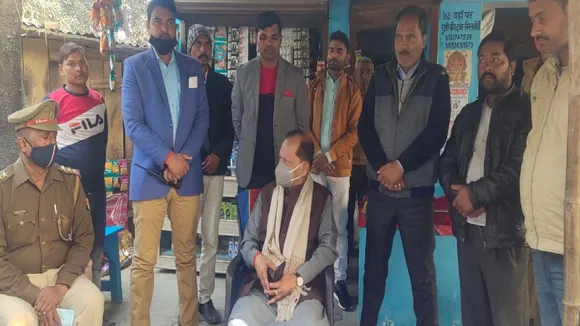 HistoryHeater Sonu Jaiswal photo with cabinet minister Moti Singh