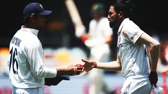 Siraj bowling