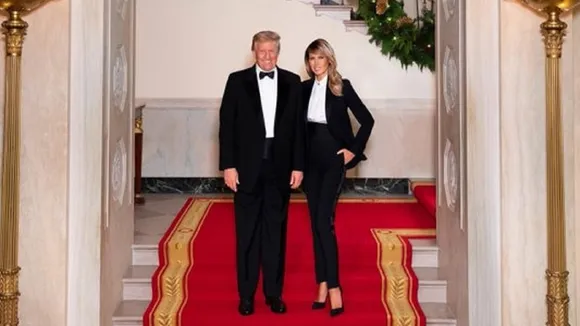 donald trump with melania