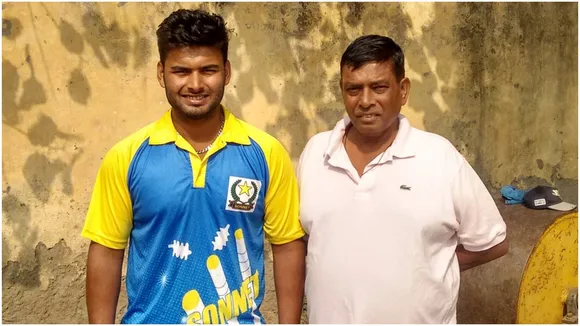 Rishabh Pant and coach Tarak Sinha