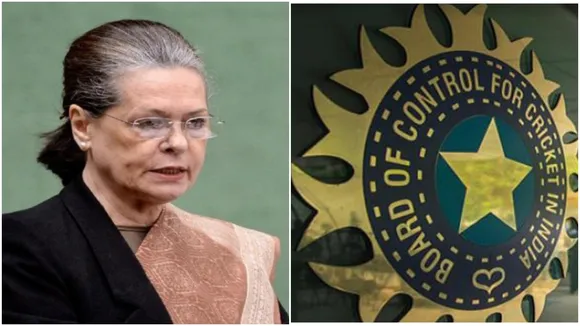 sonia gandhi  bcci
