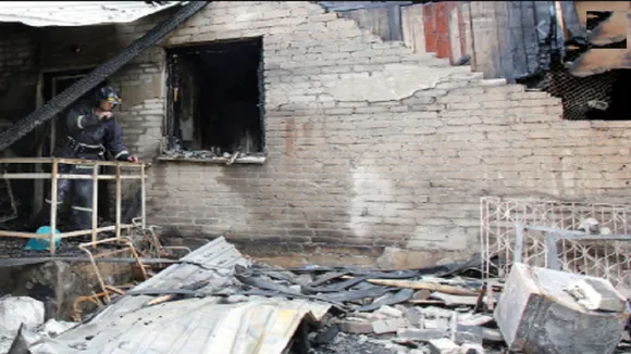 Ukraine Hospital Fire