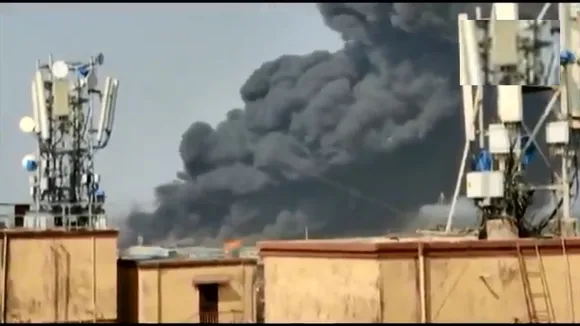 fire has broken out at a godown in Mankhurd