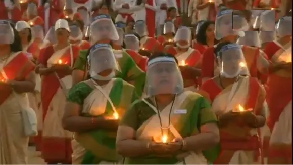 Shiva Tandav strot at Assi Ghat in Kashi
