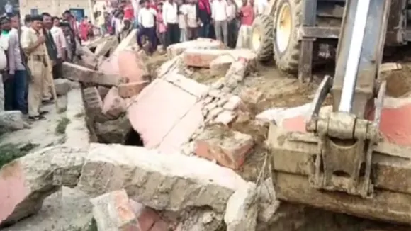 Khagaria Wall Collapse