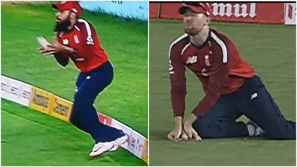 dawid malan aadil rashid catch
