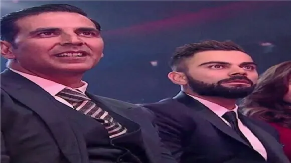 Akshay Kumar and Virat Kohli