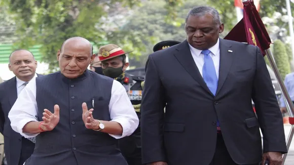 Rajnath Singh Llyod Austin