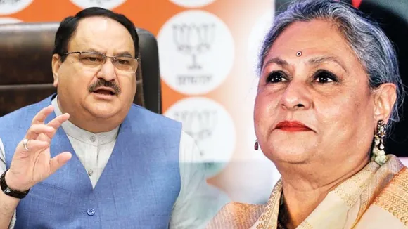 JP Nadda and Jaya Bachchan