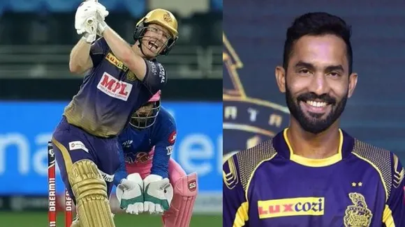 Dinesh Karthik offers Morgan