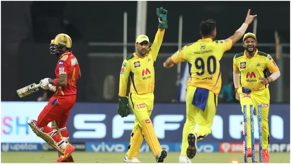 CSKvsPBKS  Deepak Chahar ms Dhoni