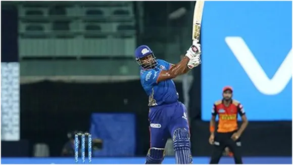 Kieron Pollard of Mumbai Indians
