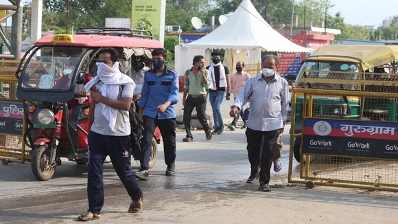 Delhi Gurugram Border