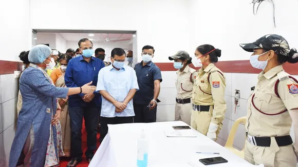 Delhi vaccination centre