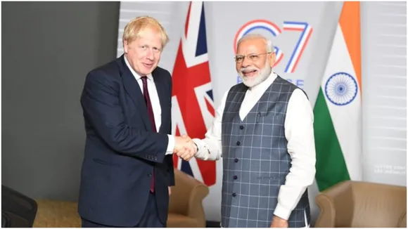 PM Narendra Modi-Boris Johnson