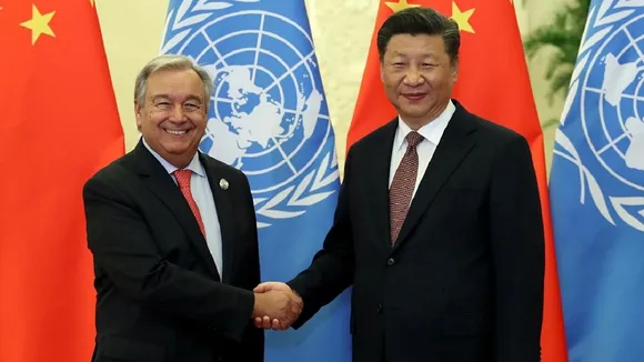 guteras with xi jinping