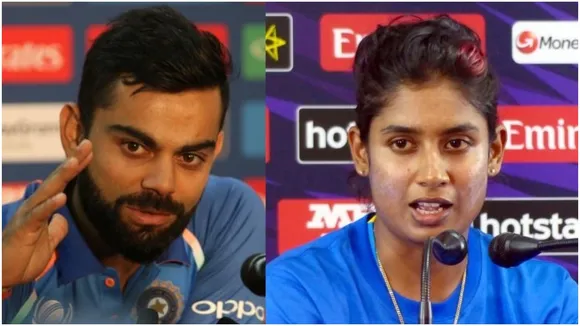 virat kohli and Mithali Raj